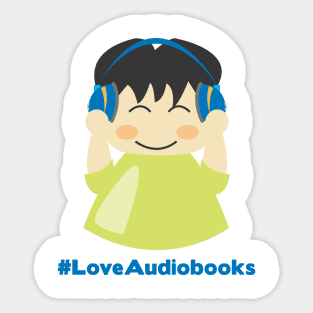 #LoveAudiobooks Boy 2 Sticker
